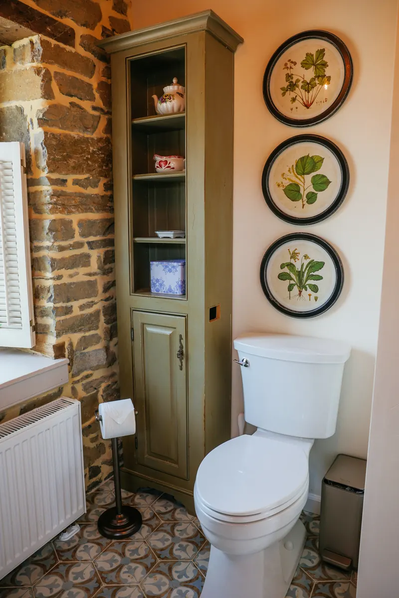 The ensuite bathroom in Paris, with a clawfoot tub.